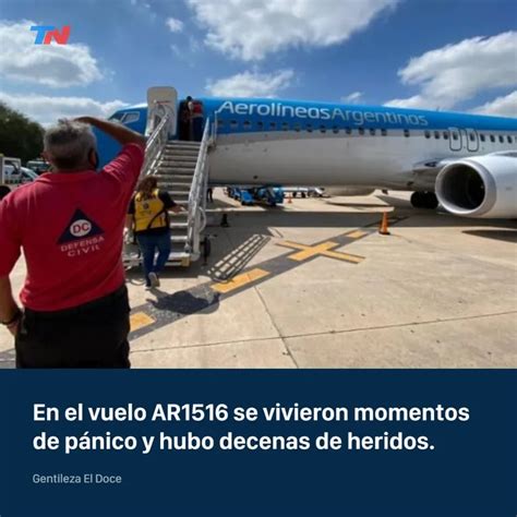 Aerolíneas Argentinas Un Avión Sufrió Una Despresurización Y Debió Aterrizar De Emergencia Tn