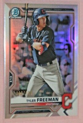 TYLER FREEMAN 2021 BOWMAN CHROME PROSPECT REFRACTOR 088 499 BCP119