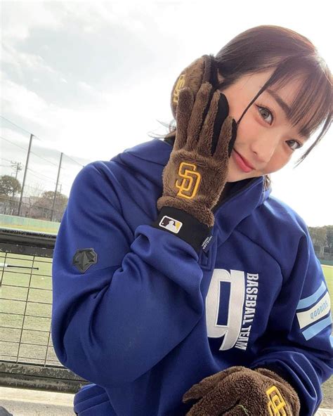 長崎望未さんのインスタグラム写真 長崎望未instagram 「 87スポーツで新調した パドレスシリーズ💛🤎 87 Sports 87sports Yosuke 色合いが可愛くて