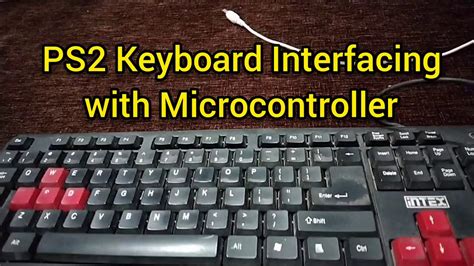 Ps2 Keyboard Interfacing How To Interface Ps2 Keyboard With Microcontroller Ps2 Keyboard With