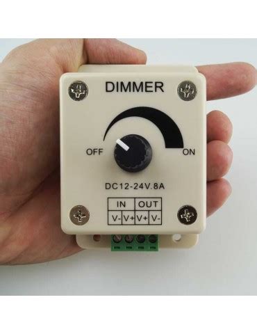 Dimmer Regulador Giratorio Monocolor 12 24V