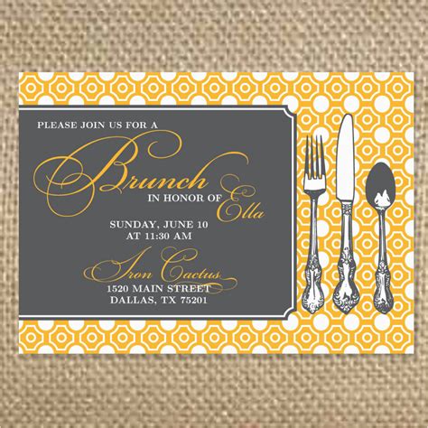 Birthday Lunch Invite Birthday Brunch Invitations | BirthdayBuzz