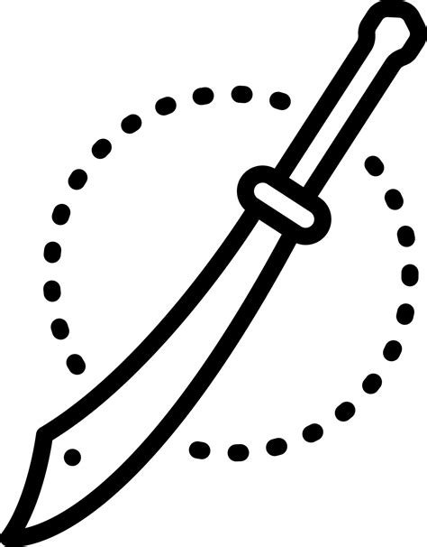 line icon for sword 17134271 Vector Art at Vecteezy