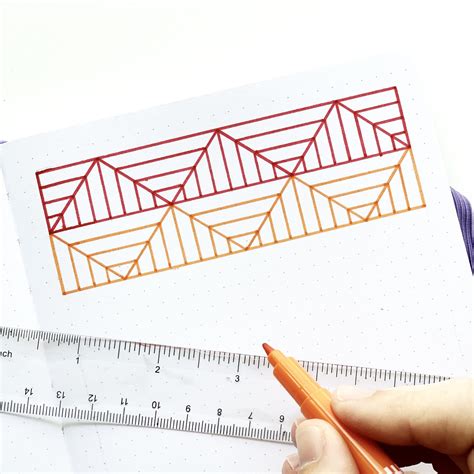 DIY Geometric Pattern Tutorial - Tombow USA Blog