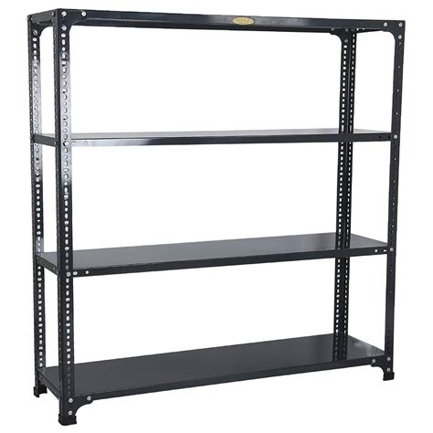 Mild Steel Gray Slotted Angle Rack For Warehouse Height 8 Feet At Rs