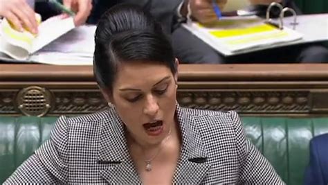 Priti Patel Tells Mps To Shut Up In Final Commons Appearance As Home