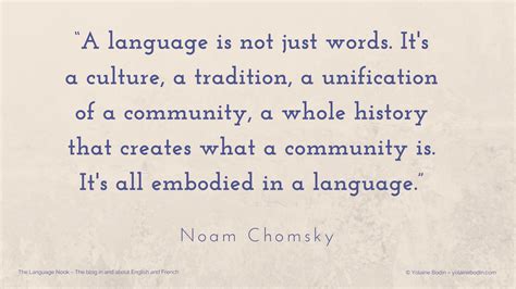 quote  language    words noam chomsky yolaine bodin