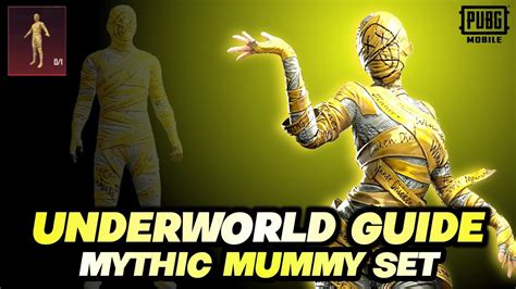 Yellow Mummy Set Underworld Guide Outfit Mythic Lobby Uc