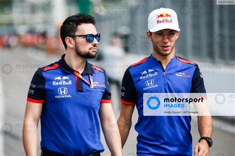 Pierre Gasly Scuderia Toro Rosso Arrives In The Paddock Russian GP