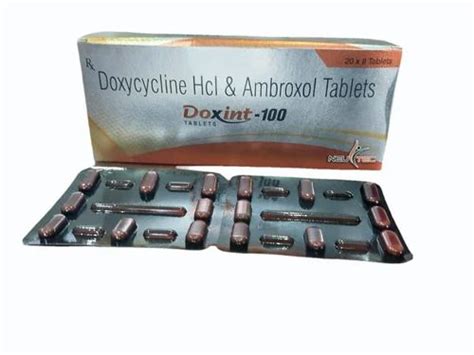 Doxycycline Hcl Ambroxol Tablet Strength 30 Mg At Rs 180 Box In Indore