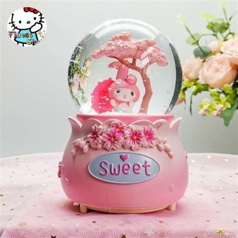 Jual Snowball Sanrio Kotak Musik Melody Bola Salju Kuromi Cinnamo Music