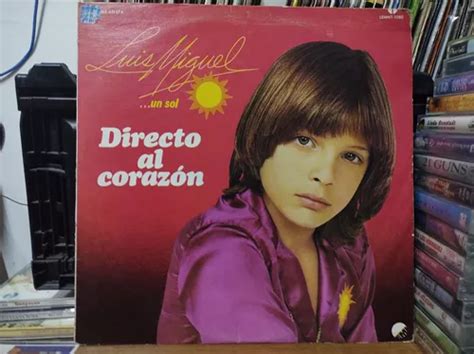 Luis Miguel Directo Al Corazon Vinilo Lp Acetato Meses Sin Intereses