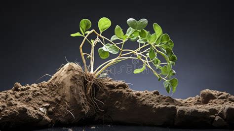 Obstacle plant root stock illustration. Illustration of tenacity ...