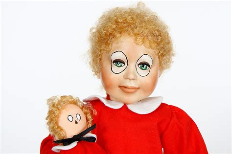 Orphan Annie W Puppet Resin Limited Edition Collectible Doll By