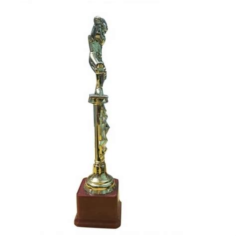 10 Inches Golden Brass Cricket Trophy For College At Rs 350 Piece In