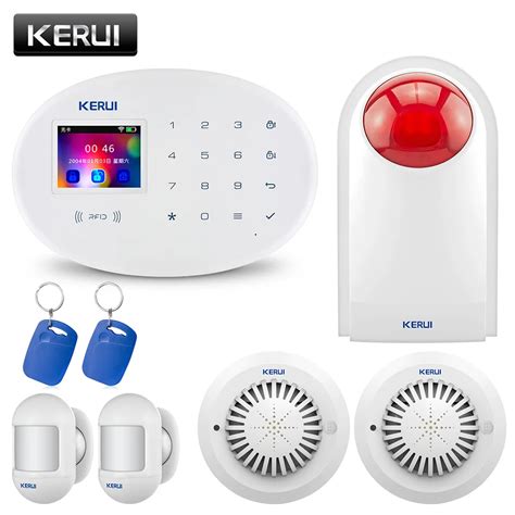 Kerui W20 Smart Home Alarm WIFI GSM RFID Card Security Alarm System 2 4