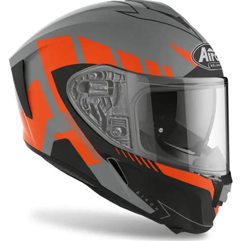 Casco Integrale Airoh Spark Rise Arancio Opaco