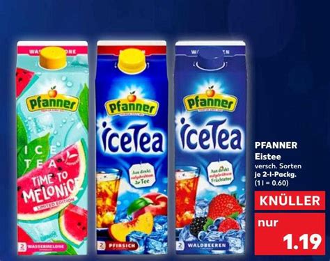 Pfanner Eistee Angebot Bei Kaufland 1Prospekte De