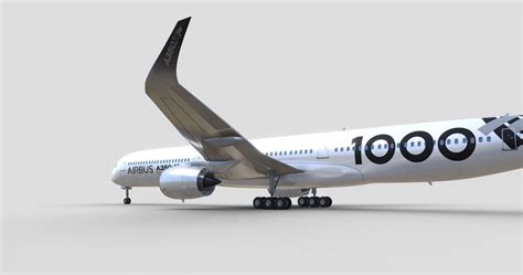 D Model Airbus A Xwb Airbus Livery Vr Ar Low Poly Cgtrader