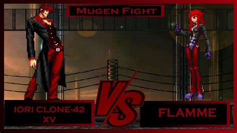 KOF Mugen Iori Clone 42 XV UPDATE VS FLAMME 1080P 60 FPS YouTube