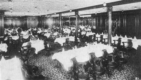 Second Class Dining Room In What Was Certainly A Bonus For Second Class Both First And Second