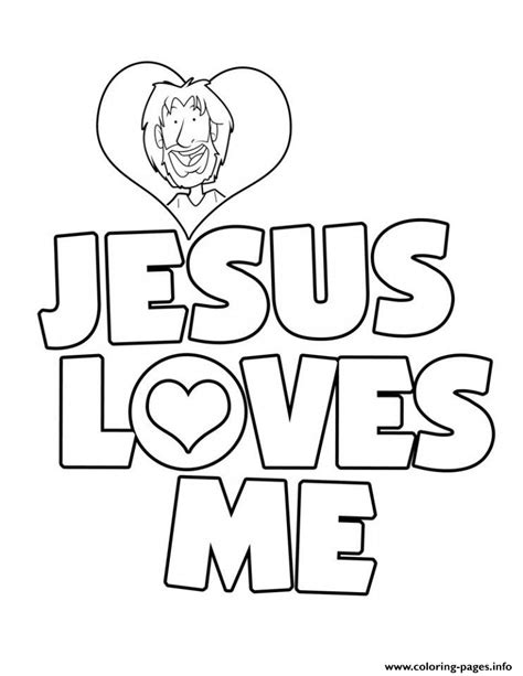 Free Printable Jesus Loves Me Coloring Pages Download And Print These ...