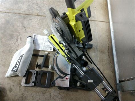 Ryobi 10 Amp 7 1 4 Sliding Compound Miter