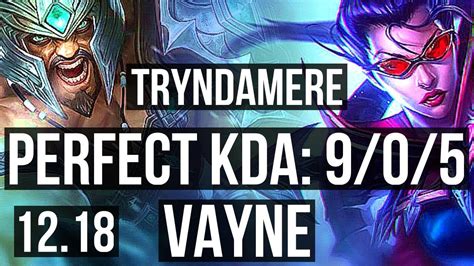 TRYNDA Vs VAYNE TOP 9 0 5 69 Winrate Legendary EUW Master 12