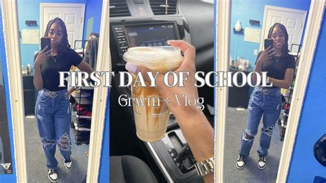 Grwm Vlog First Day Of School Junior Year Youtube