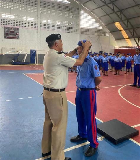 Solenidade Marca A Entrega Da Boina Azul Royal Aos Novos Alunos Do