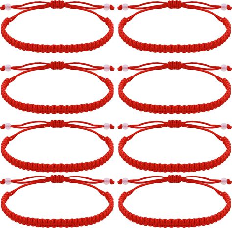 Amazon Yolev Pulseras De Cuerda Roja Con Amuleto De Protecci N