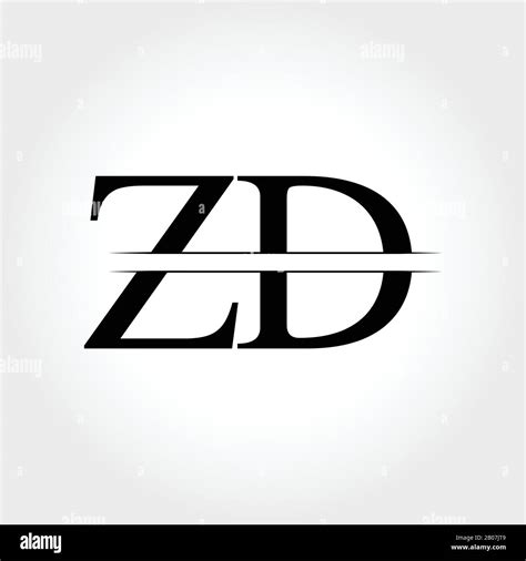 Plantilla Inicial De Vectores De Diseño De Logotipo Zd Letra Creativa Zd Logotipo De Negocios