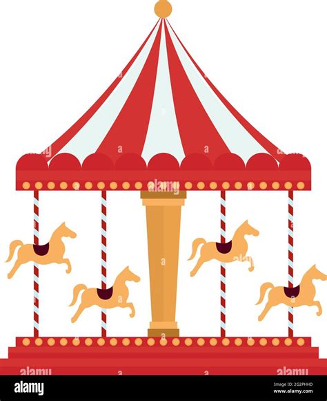 Fairground Carousel Design Stock Vector Image And Art Alamy