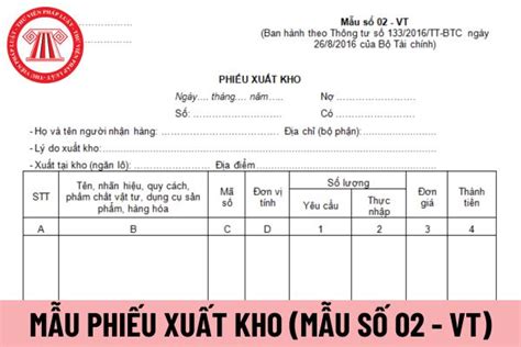 Mẫu phiếu xuất kho áp dụng đối với doanh nghiệp nhỏ và vừa mới nhất