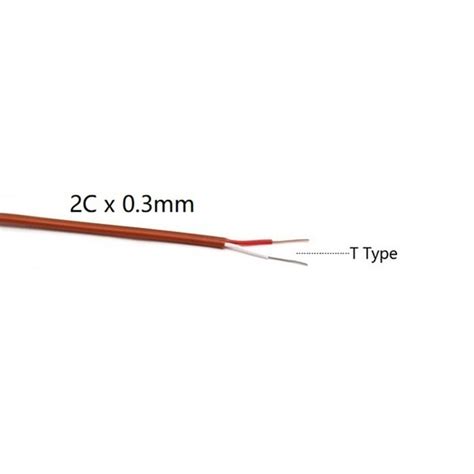 M K J T Type Thermocouple Wire Cores Ptfe Insulator Shielded