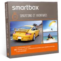 Découvrez la sélection de coffrets cadeaux Smartbox à moins de 50 pour