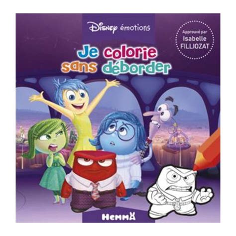 Je Colorie Sans Déborder Les émotions Avec Disney Vice Versa