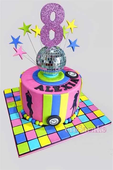 Disco Birthday Cake Dance Party Birthday Disco Birthday Party Disco