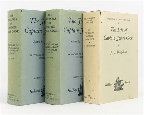 The Journals of Captain James Cook on his Voyages of Discovery. Edited ...