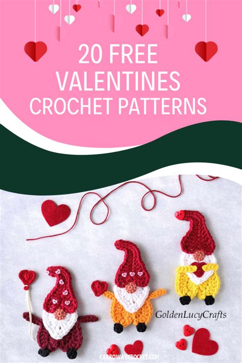 Free Valentines Crochet Patterns Roundup Carroway Crochet