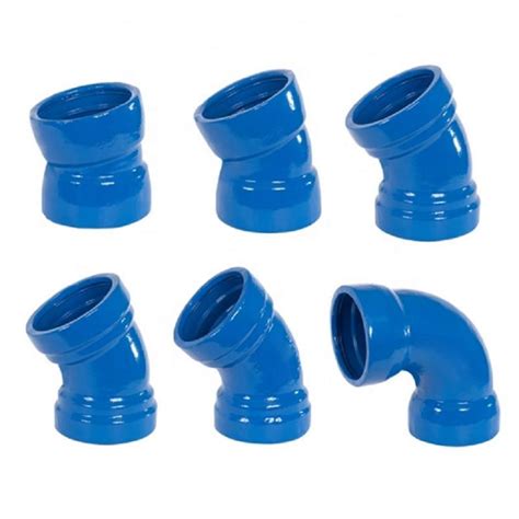 Ductile Iron Mechanical Joint Fittings Double Socket Bend Pipe Fittings