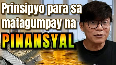 Prinsipyo Para Sa Matagumpay Na Pinansyal Youtube