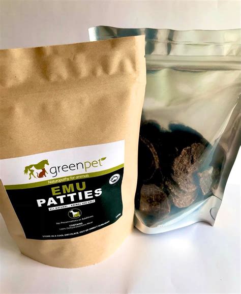 Greenpet Emu Patties - 100g - Greenpet