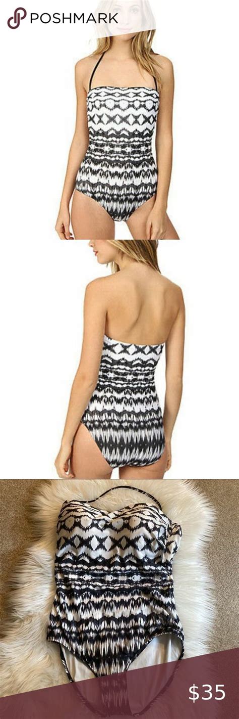 Badgley Mischka Aliyah Bandeau Mio One Piece Badgley Mischka Bandeau