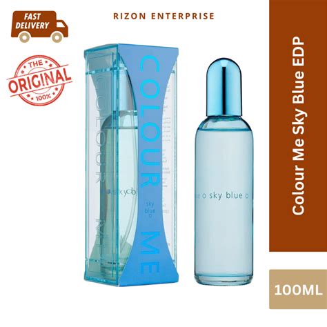 Original Colour Me Sky Blue Edp 100ml For Women Shopee Malaysia