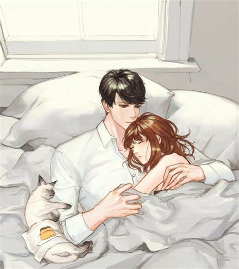 Anime Couples Sleeping Together