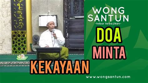 Doa Minta Kekayaan Wongsantun Youtube