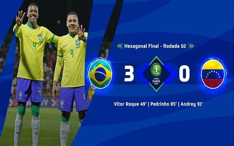 Sele O Do Brasil Mant M Lideran A Do Hexagonal Final Do Sul Americano