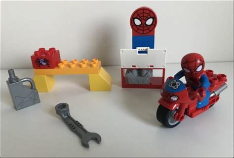 Lego Duplo Spider Man Web Bike Workshop Completo Pe As No Ficou