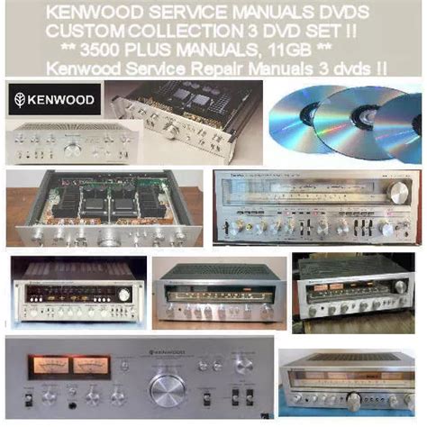 Kenwood Service Manuals Schematics Custom Compilation 3 Dvd Collection Pdf Dvds £15 81